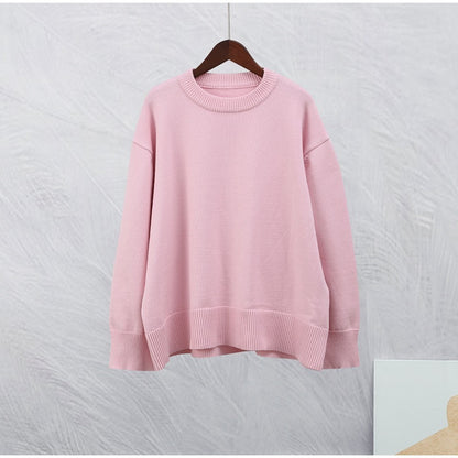 Sunday Cozy Crew Neck Pullover Sweater