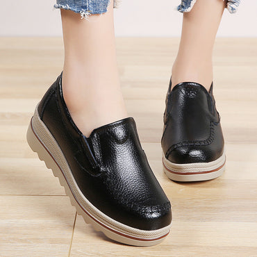 Casual Shoes Women Leather Shoes