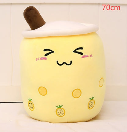 Pearl milk tea cup pillow