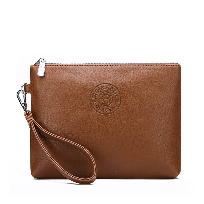 Casual Men's Clutch Bag Pu Soft Leather Men's