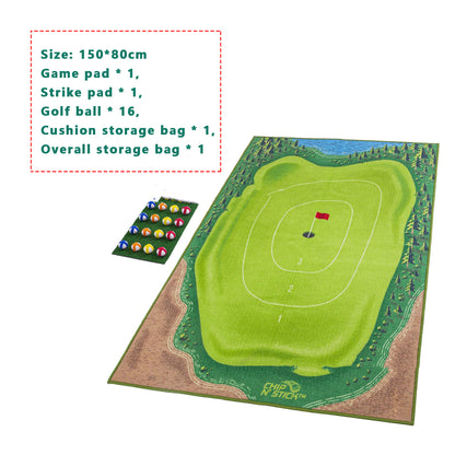 Tapis d'entraînement de Golf pour balançoire, jouets Parent-enfant, trace de balle, tapis directionnel, tampons de chemin de balançoire, tampons de pratique de balançoire