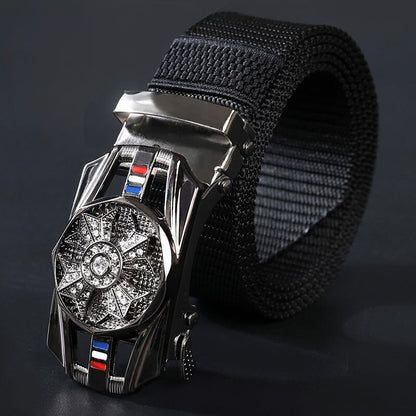 Woven Nylon Casual Fashion Belt - Comfortable Style