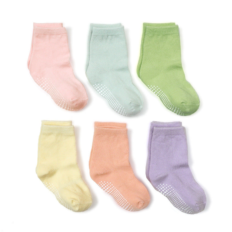 Fashion Boys' Solid Color Boat Socks