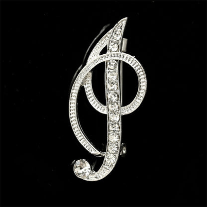 26 English Alphabet Brooches With Diamonds