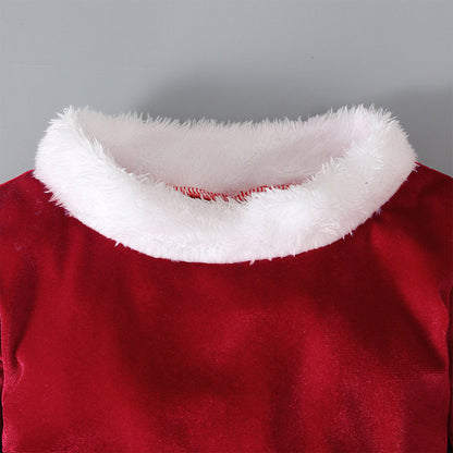 Vinter jul Långärmad skjorta Bell Bottoms Hatt Tredelad barnkläder