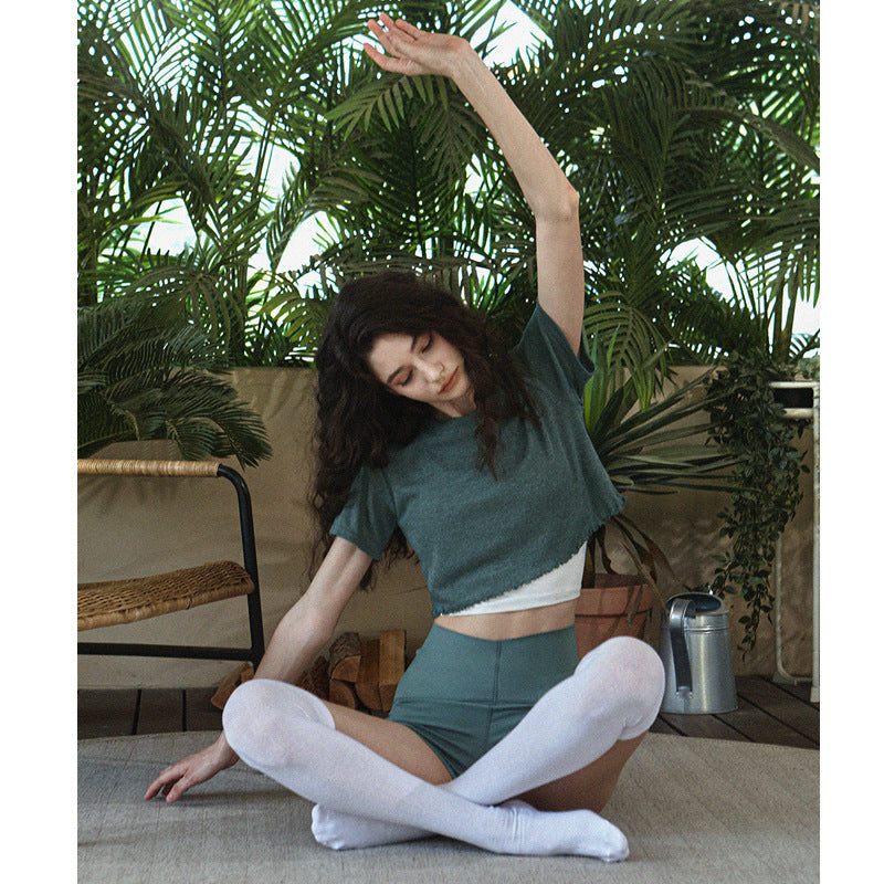 Yoga Clothes Short Sleeve Workout Top