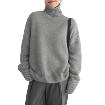 Women's Turtleneck Autumn And Winter Thickening Inner Wear Base Cashmere Sweater Sweater