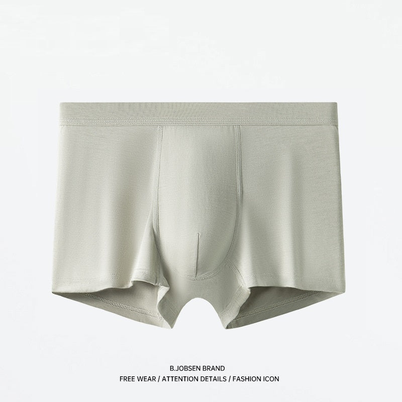 Antibacterial Crotch Plus Size Summer Breathable Thin Boys Boxer Briefs Heads