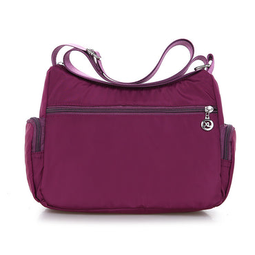 Damaxelväska Multi-pocket Design Vattentät Casual Crossbody-väska med hög kapacitet