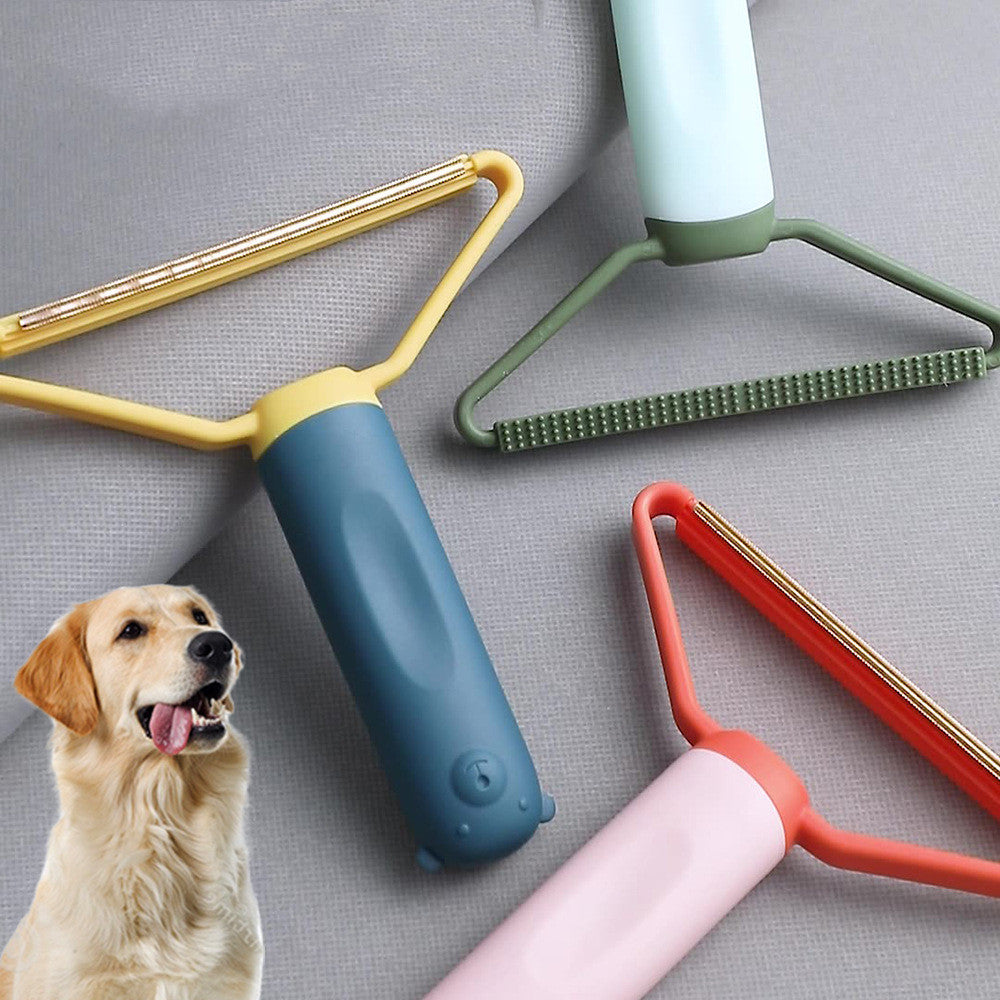 Animal de compagnie chat chien épilateur démêlage peigne Double face canapé vêtements rasoir peluches rouleaux pour le nettoyage animaux peigne brosse retrait mitaines brosse