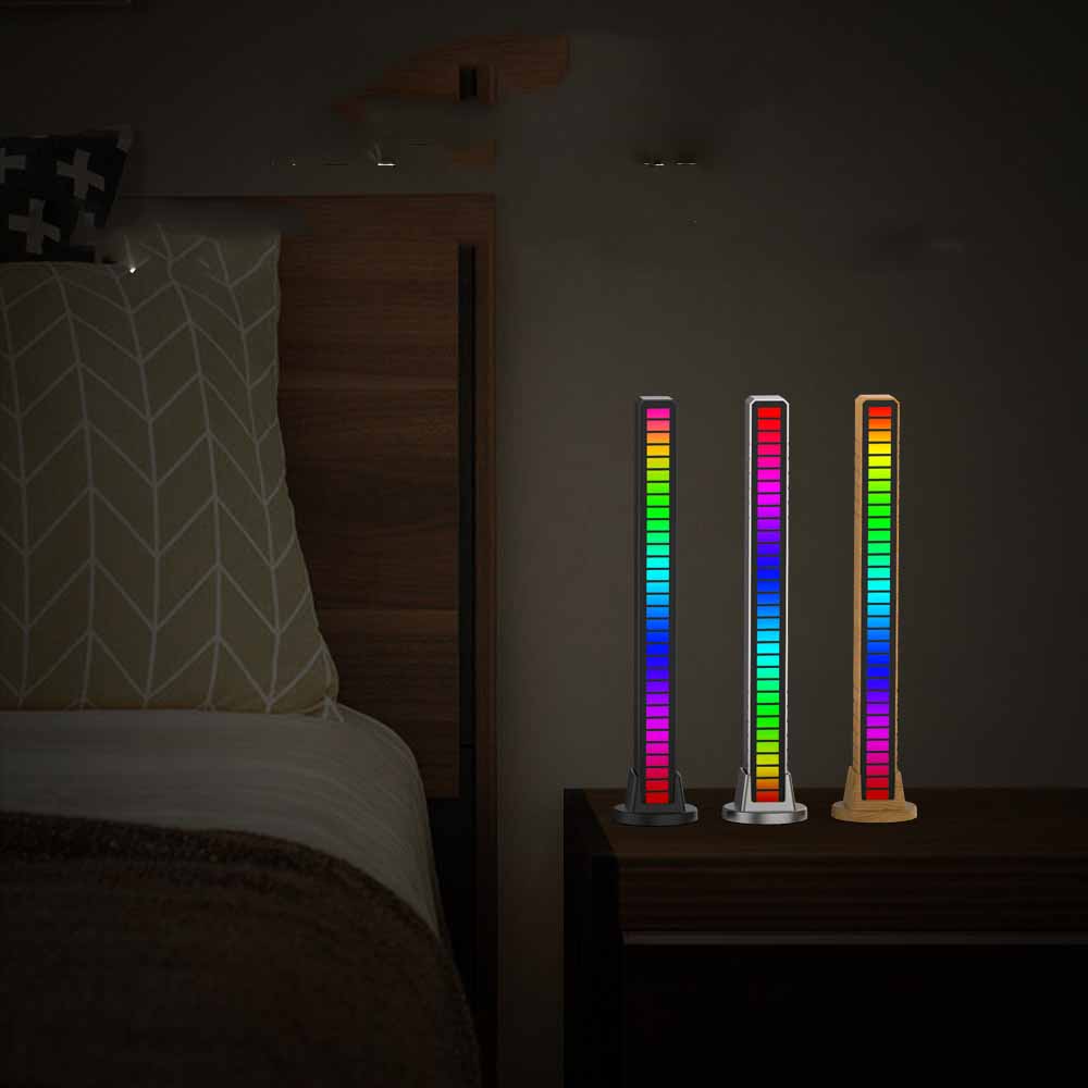 LED Strip Light Sound Control Pickup Rhythm Light Music Atmosphere Light RGB Colorful Tube USB Energy-Saving Lamp Ambient Light