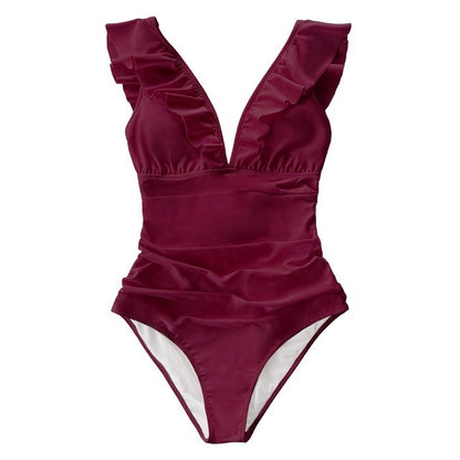 Badkläder Bikini Baddräkt Dam Baddräkt Bodysuit 38
