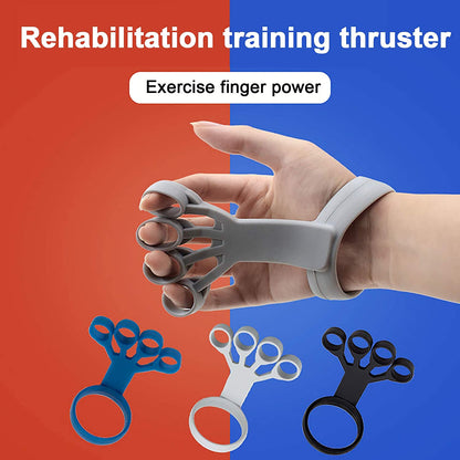 Silikon Grip Device Finger Träning Bår Artrit Hand Grip Trainer Stärka rehabiliteringsträning för att lindra smärta