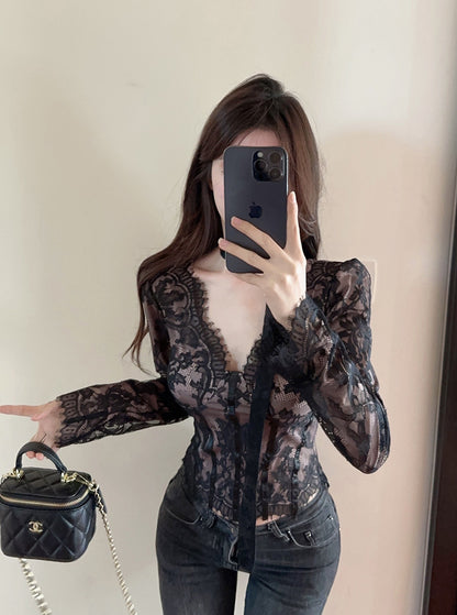 Slim-Fit Underwear Top Bottoming Shirt For Women