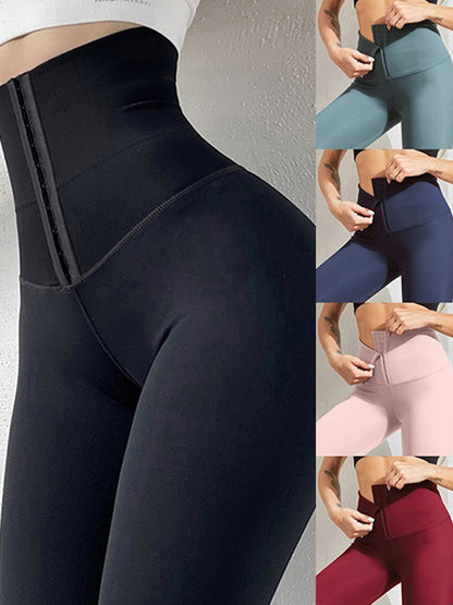 Seamless Leggings Kvinnor Fitness Yoga High Waist Sport Push Up Compression Byxa