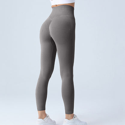 Seamless Leggings Yoga Byxor Magkontroll Träning Löpning Yoga Leggings för kvinnor