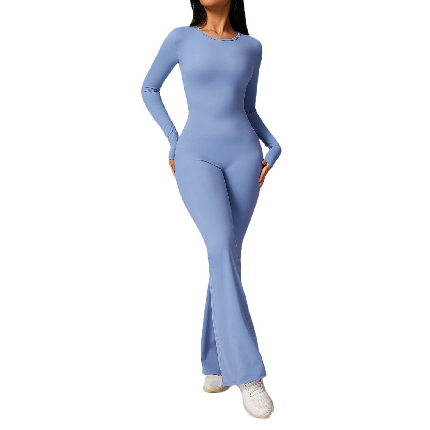 C it all Long Sleeve Yoga Jumpsuit - Quick-Dry Naked Feel