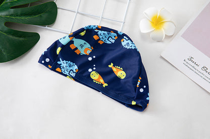 Cartoon Small Medium And Big Children Swimsuit Hot Spring