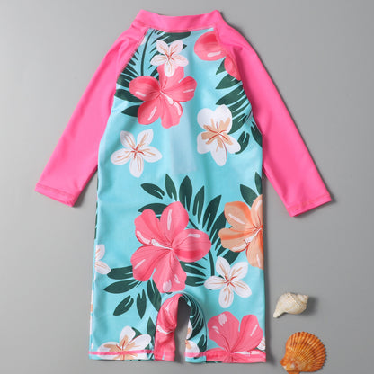 Maillot de bain pour enfants fille une pièce enfant en bas âge enfants adolescents bébé fille mignon à la mode protection solaire plage parc d'attractions maillot de bain