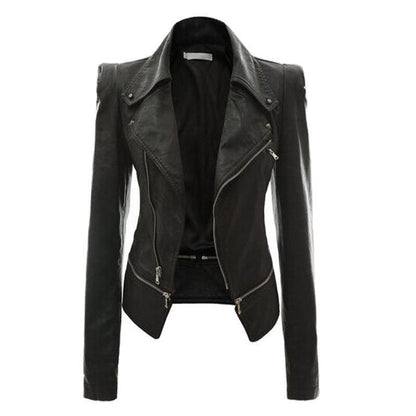 Veste de moto en cuir