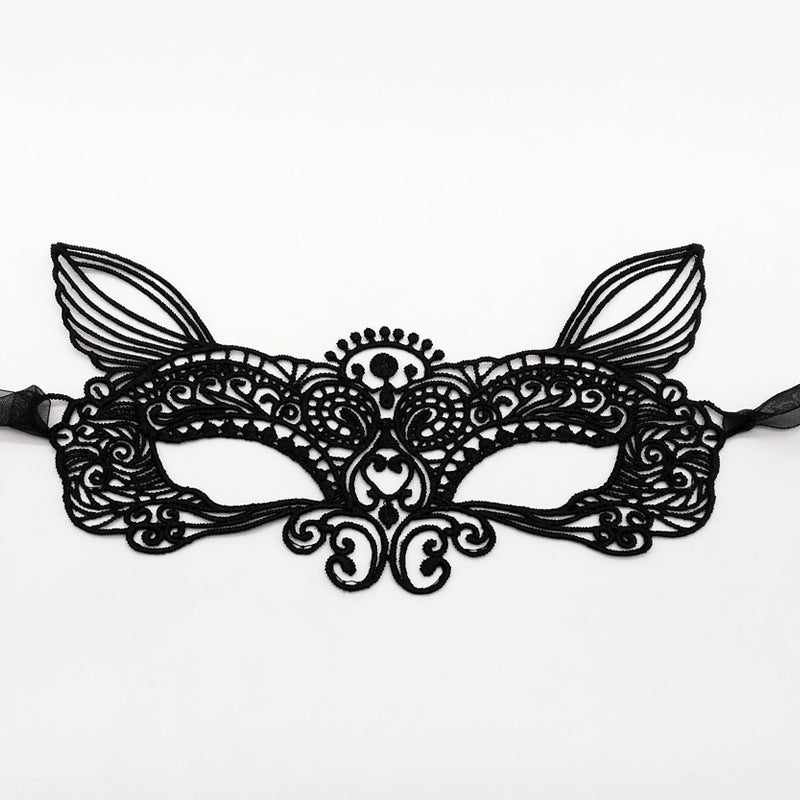 Bal Party Lace Double Gaze Eye Mask Unshaped Festival Supplies