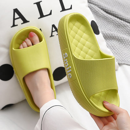 Stepping On Shit Slippers Summer Home Household Non Slip Bathroom Bathing Indoor