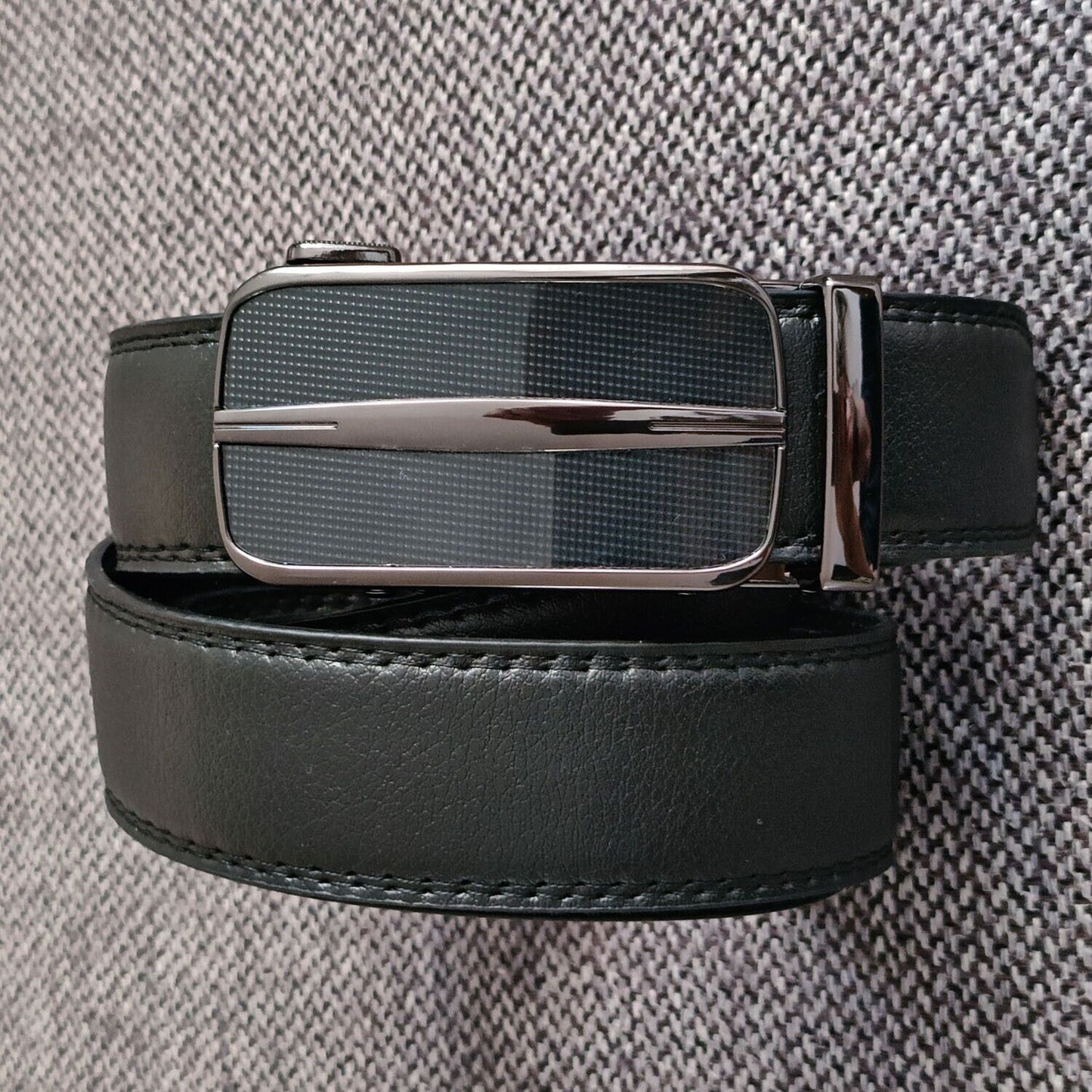 Ceinture à cliquet pour hommes ceinture en cuir pour hommes avec boucle coulissante ceintures à cliquet pour hommes USA