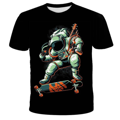 Astronaut T-shirt med digitaltryck