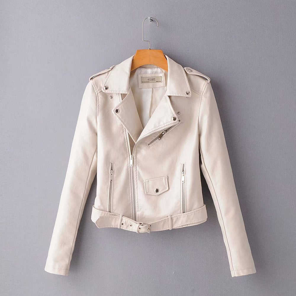 2021 Autumn and Winter Clothes for Women Korean Version Women's Leather Jacket Fashion Women Clothing