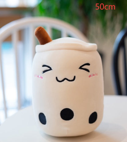 Pearl milk tea cup pillow