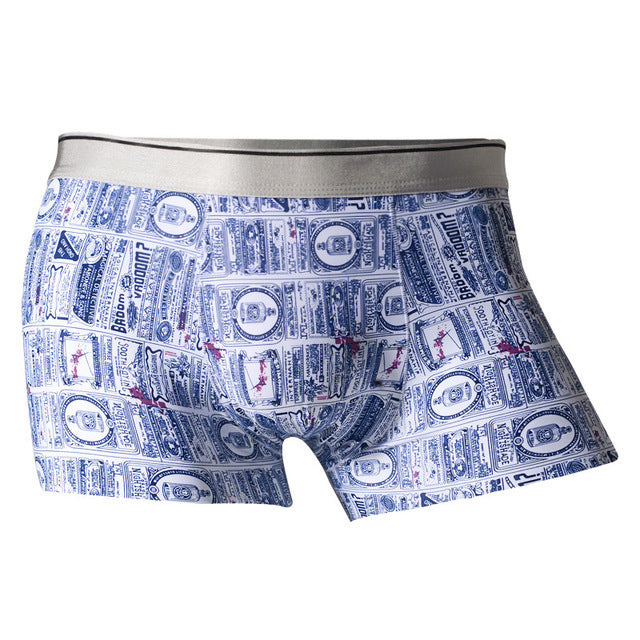 Kalsonger Man Ice Silk Herr Underkläder Boxershorts Seamless