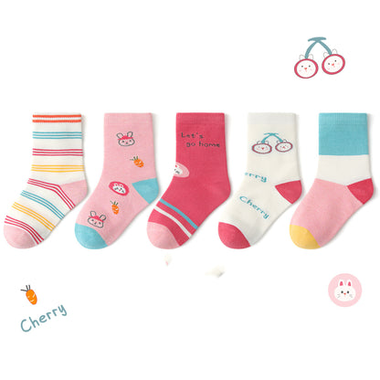 Winter Kids Children's Cotton Socks In The Tube