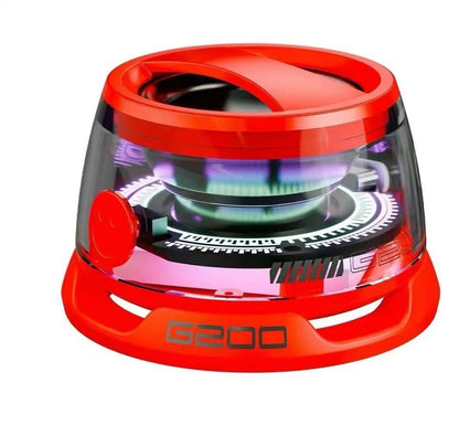 Bärbar Bluetooth-högtalare G200 RGB-belysningshögtalare BT5.3 Mini-ljudlåda 7 timmars uppspelning Magnetisk telefonhållare