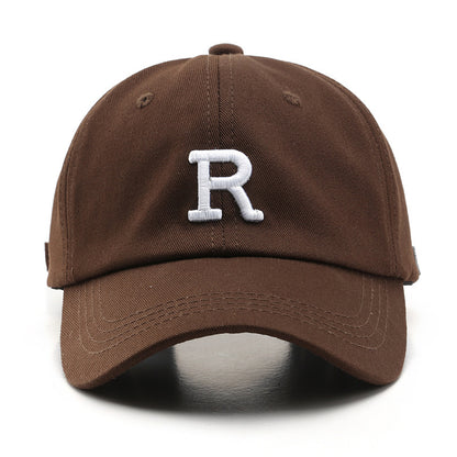 Justerbar keps Letter R Broderi unisex baseballkeps