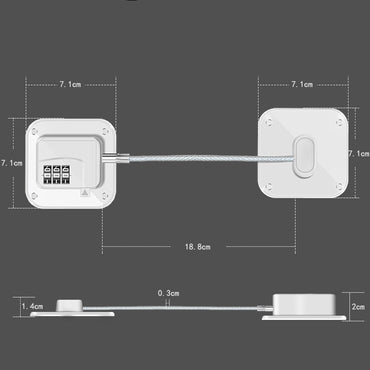 Window Security Lock High-rise Anti-falling Lock Window Stopper