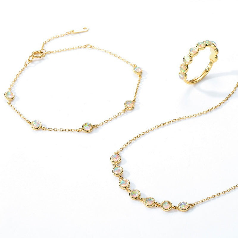 Light Luxury S925 Silver Gold Plated Necklace