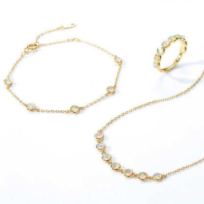 Light Luxury S925 Silver Gold Plated Necklace