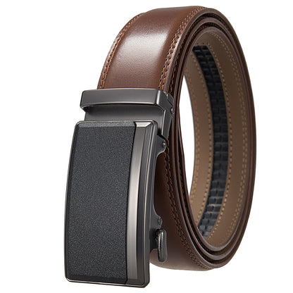 Men's Business Split Leather Belt - Professional Excellence