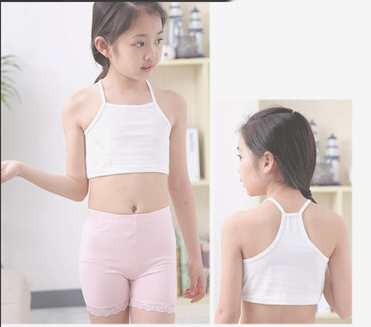 Haut tubulaire pour filles, camisole de poitrine enveloppée, sous-vêtements de développement pour filles