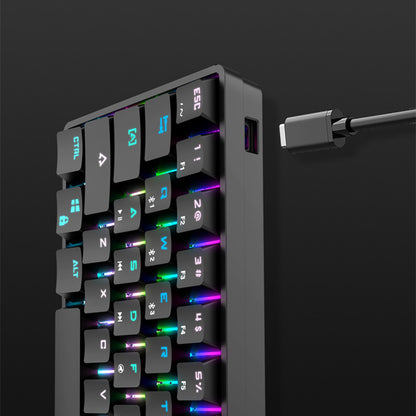 Trådlöst Bluetooth-tangentbord Färgglada PBT-tangentbord Mekaniskt tangentbord