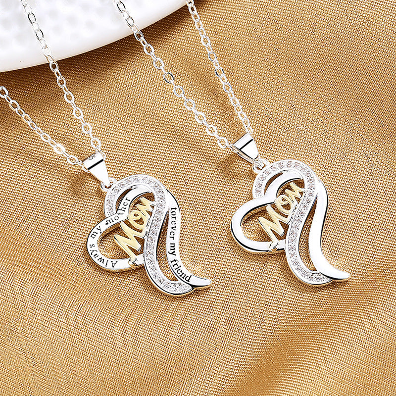 Silver Mother's Day Necklace For Women