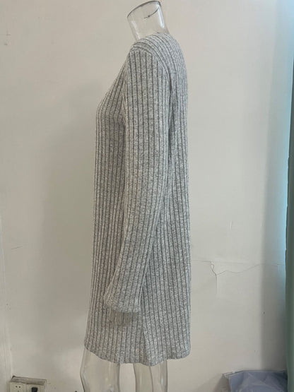 Tailored Solid Color Pit Stripe Vest Skirt For Women's Clothing