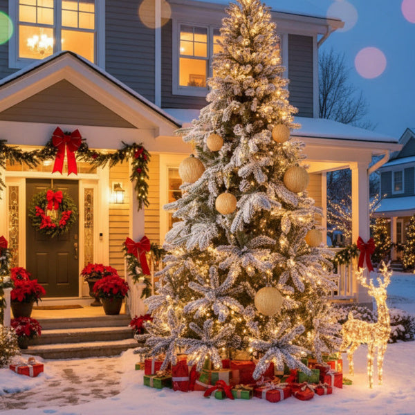 6PCS Set Glass Christmas Ball Ornaments Shimmering Hanging Decorations For Holiday Tree & Party Festive Xmas Decor FBA Shipment