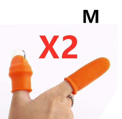 Silicone Thumb Knife Finger Protector Gears Cutting Vegetable Harvesting Knife Pinching Plant Blade Scissors Garden Gloves