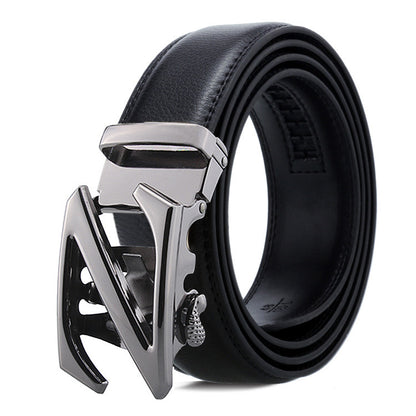 Men's Automatic Buckle Business Trouser Belt - Professional Efficiency