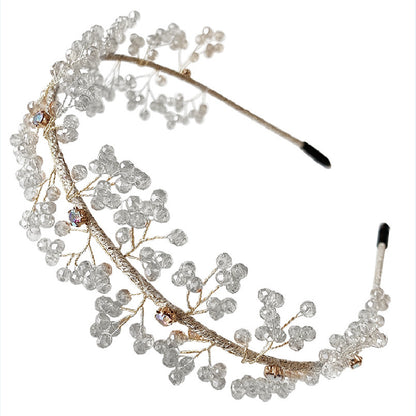 Coiffure de sortie polyvalente et élégante, accessoires pour cheveux, bandeau de mariée rétro de tempérament