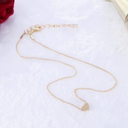 European and American Style Love Clavicle Chain