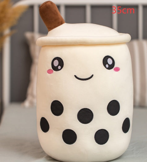 Pearl milk tea cup pillow