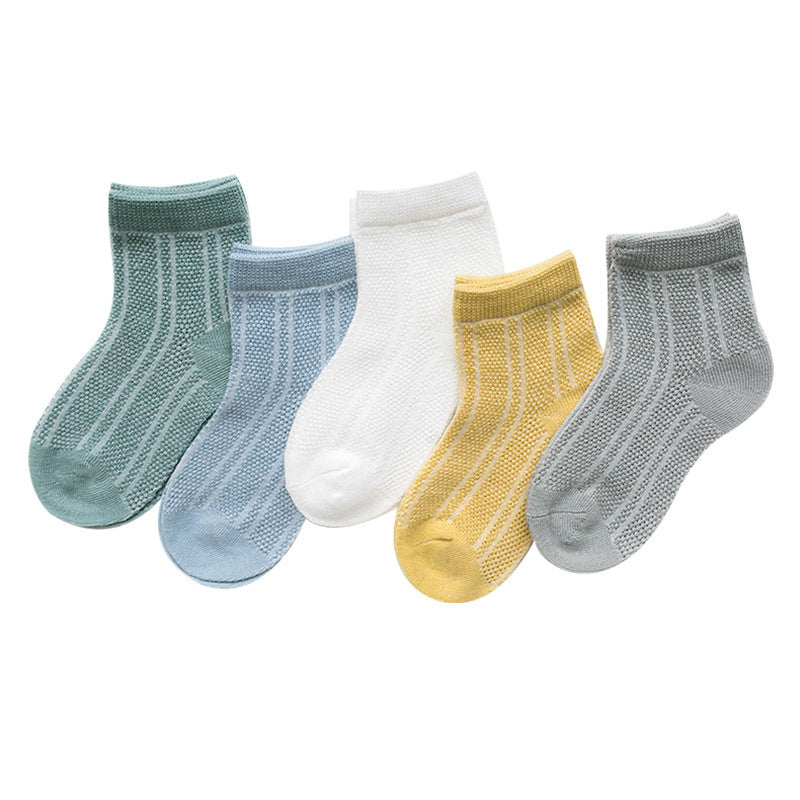 Chaussettes fines en maille pour enfants, chaussettes pour enfants