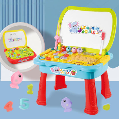 Multi Functional Puzzle Learning Table For Home Baby Early Education Toy